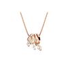 Swarovski Dragon And Phoenix Claw Necklace Unisex necklace Pink 5675826