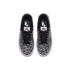 Nike Air Force 1 PRM Grade School 'Just Do It' (Unisex) Black / Total Orange-White Kids' Skateboarding Shoes AO3977 001