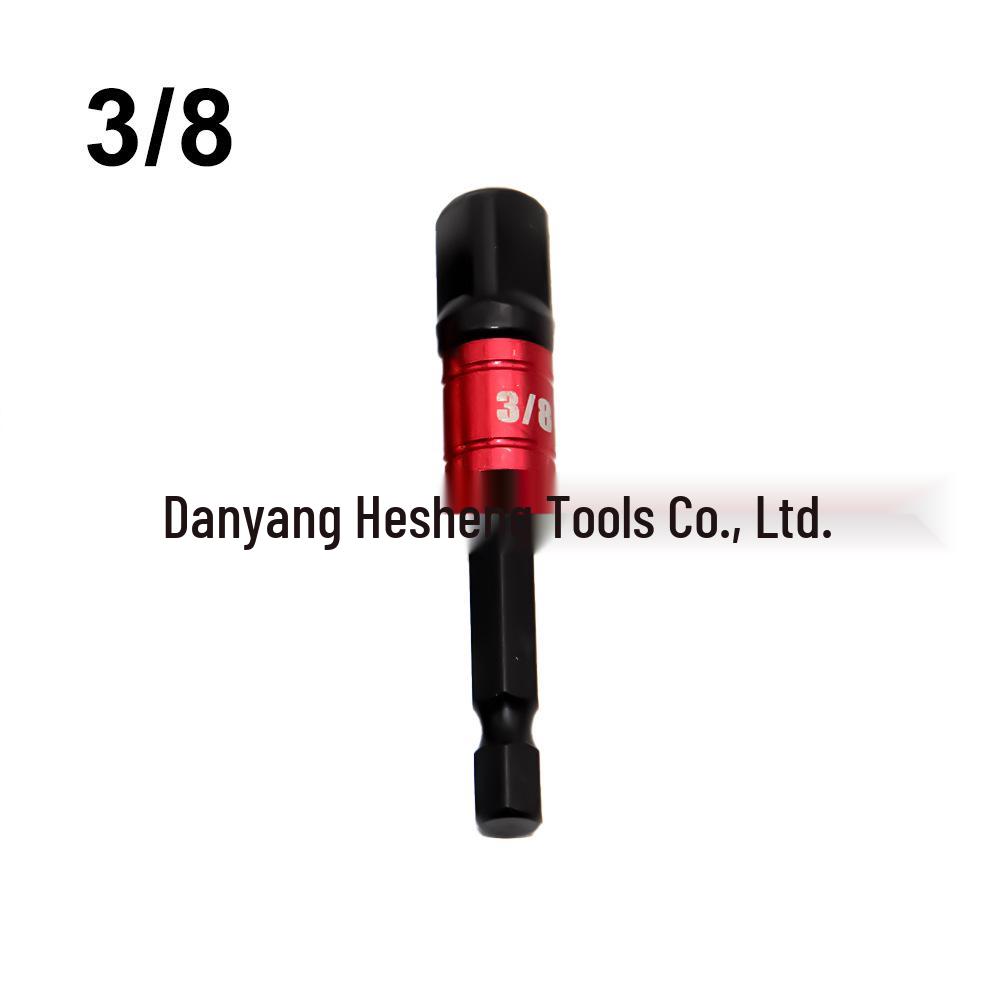 3-Piece Hex Socket Impact Wrench Adapter Set (1/2", 3/8", 1/4") for Electric Screwdriver