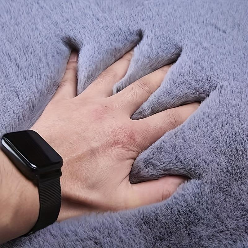 1pc Car Plush Seat Cover - Washable & Removable All-Season Comfort Cushion for Office Chairs & Cars, Car Seat Cushion, Vehicle Interior Accessory