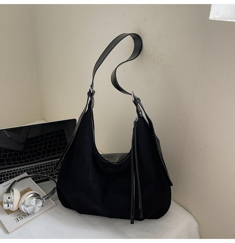 Fashionable Large-capacity Tote Bag, Niche, Simple and Casual Single-shoulder Bag, High Appearance Level Crossbody Bag