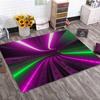 Multicolor Design Rug Colorful Rug Modern Area Rug 3D Art Vortex Rug Universe Planet Rug Black Hole Rug Living Room Rug