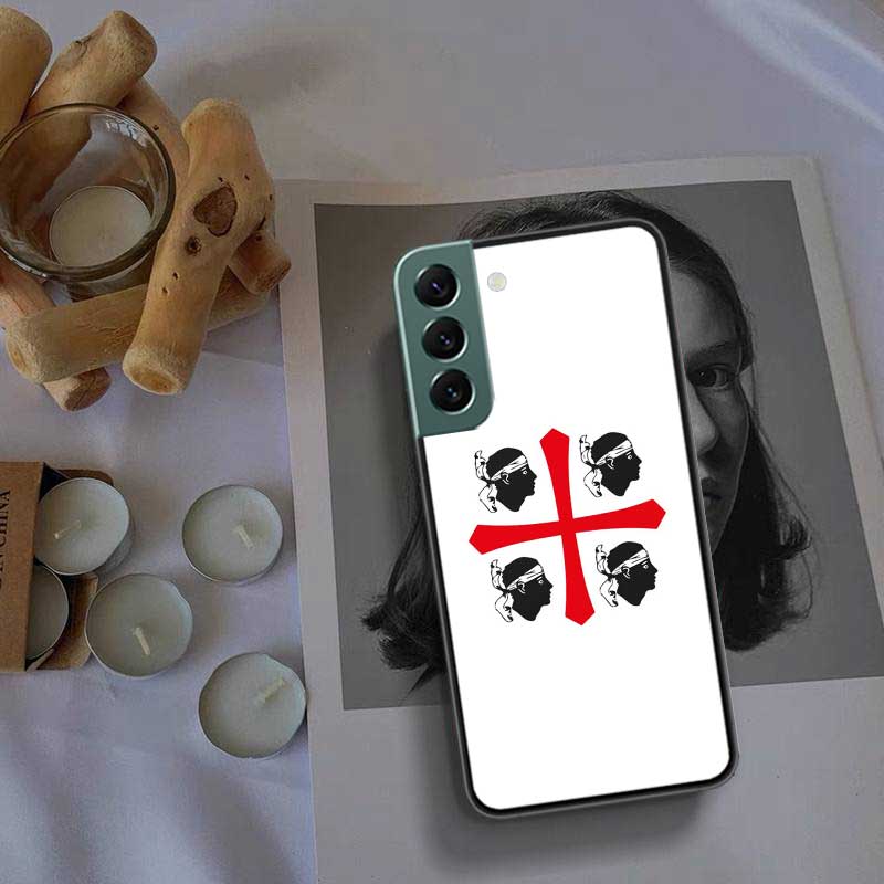 

Flag of Sardinia Phone For Samsung S25 Edge Galaxy S22 Ultra S21 S10 S9 Plus S20 S23 S24 FE Case S10E Cover Silicone Soft Coque Samsung S24 Plus