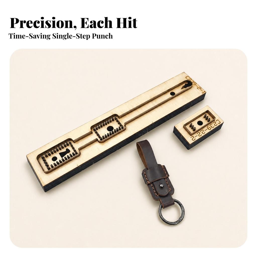Leather Keychain Die DIY Stamping Tool Convenient for Crafters
