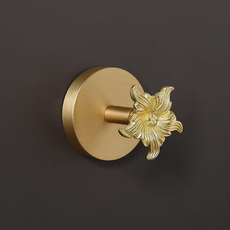 Leaf Ginkgo Brass Angel Bird Dragonfly Wall Hook With Adhesive For Door Decor