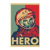 Vânzări fierbinți postere cu astronauți de epocă din anii 1980, dormitor fete, bar, postere de decorare perete, postere de decorare a casei
