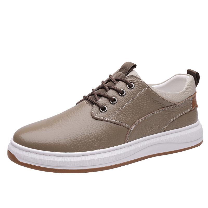 Fashion High Quality Men Casual Leather Business Shoes Comfy Fashion Brand 2025 New British Style Trendy Footwear Office Oxford Shoes