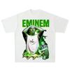 Rapper Eminem Print T-shirt UnisexTshirt Trend Hip Hop Rock Oversized Short Sleeve Tee Summer Cotton T Shirts Clothes Tops