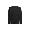 Letter Print Crew Neck Long Sleeve T-Shirt Men Tops Black 15CMTS303A005870G999