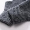 1Pcs Winter Women's Wool Gloves Knitted Fingerless Warm Half Fingers Extended Flat Flowers Skin Friendly Windproof