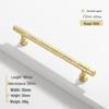 French Modern Gold Zinc Alloy Cabinet Handle
