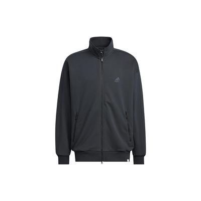 Giacca da Tuta Comfort con Zip con Logo Uomo Capispalla Nero Carbone IK3464