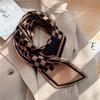 Checkerboard Plaid Scarf Women's Autumn and Winter New High End Scarf Korean Version Versatile Korean Style Cute Ins Trend