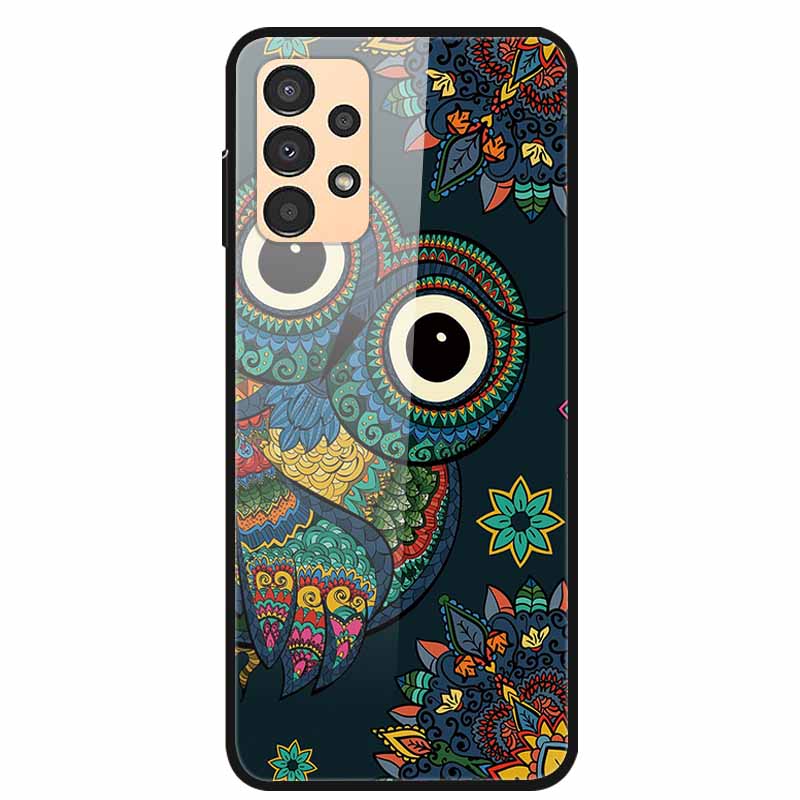 Funda para Samsung A53 5G 2022 Mármol Vidrio Templado Tapa Dura para Fundas de Teléfono Samsung Galaxy A33 A73 5G Protección Fundas