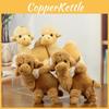 Schattige Cartoon Kameel Pluche Speelgoed Sleutelhanger Zacht Knuffeldier Reisaccessoire