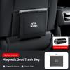 Key Chain Car Garbage Bag Waterproof Magnetic Trash Can Back Seat PU Leather Storage Box For Mini One JCW F54 F55 F56 F57F60 R55 x5