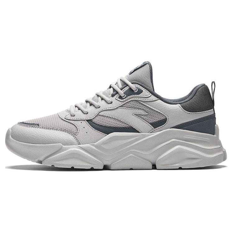 

Anta Comfortable Slip Resistant Abrasion Resistant Low top Casual Shoes Men s Gray 912338821-5 42