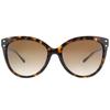 Michael Kors Jan Mk 2045 300613 Womens Cat Eye Sunglasses Dark Tortoise Acetate