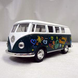 

1962 Volkswagen Bus LOVE & PEACE 1:32 Red (Green)