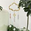 Natural Crystal Wind Bells Wind Chimes Sun Catcher Perfect Art Ornament Window Garden Hangings Ornaments Pendant