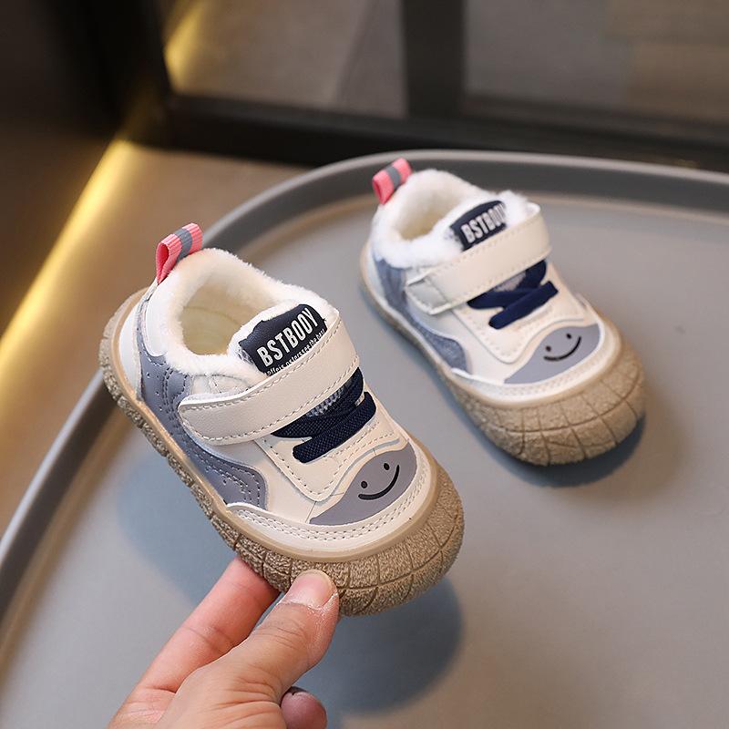 Babyschuhe Lauflernschuhe Herbst Neu Weiche Sohle Jungen Sportschuhe 0-3 Jahre Plüsch Mädchen Freizeitschuh Neugeborener Baby Junge Zapatos Niña