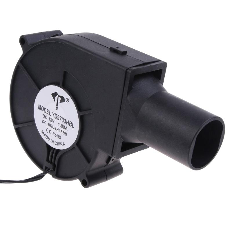 Outdoor BBQ Fan Air Blower 12V 1.88A Air Flow Electric BBQ Fan Outdoor Cooking Camping Hiking Picnic Tools Accessories