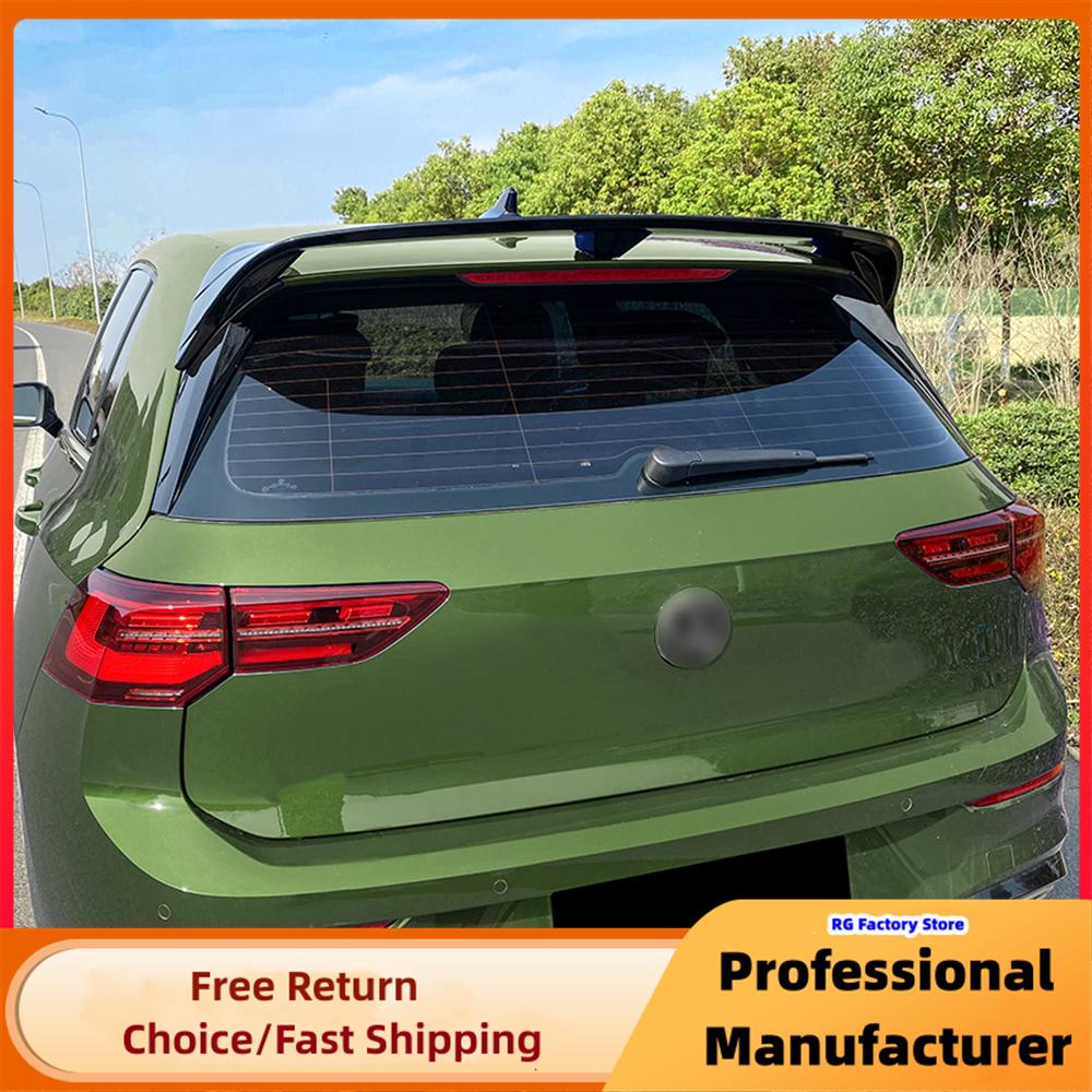 For VW Golf 8 MK8 GTI GTD R 2020-2025 Rear Trunk Spoiler Lip Tail Wing CS Clubsport Style Car Rear Roof Spoiler Wing BodyKit