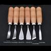6 Pieces Wood Engrave Chisels Steel Business Factorial Industrial DIY Detailed Woodworking Hand Tool Accessories for