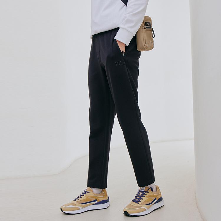 New FILA Sports Pants Men's Jet Black F11M138655F-BK