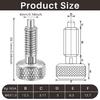 M6s Type Pin with Knurled Handle for Rolling Toolboxes Packout Box Accessories