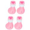 4pcs AntiScratch Cat Foot Covers   Silicone Pet AntiOff Claw Shoes Boots Cover(Mint Green )