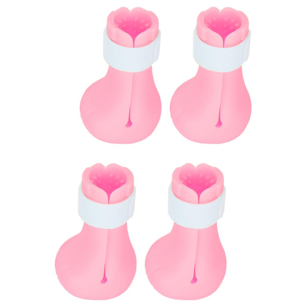 4pcs AntiScratch Cat Foot Covers   Silicone Pet AntiOff Claw Shoes Boots Cover(Mint Green )