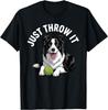 Funny Border Collie Design For Men Women Border Collie Lover T-Shirt