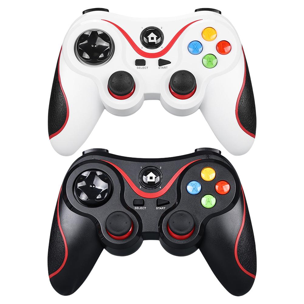 V8 2.4G Wireless Game Controller Gamepad Joystick Dual Vibration Controller Gamepad for Android/iOS/PC/PS3/Switch/Mobile Phone