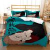 Jujutsu Kaisen Digital Print Polyester Bedding Set Duvet Cover For Boys Teens Anime Bed Sheets