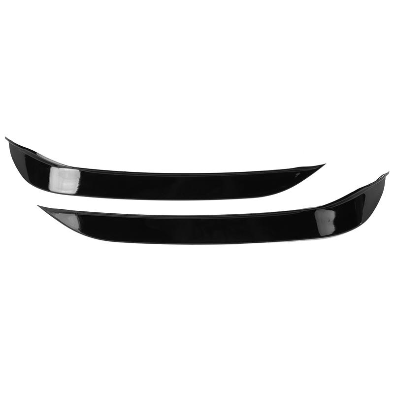 High Quality Car Front Bumper Side Canards Lip Spoiler Splitter Trim For Volkswagen For VW Golf MK7.5 GTI 2017-