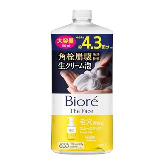 Kao Biore Face Foam Cleanser Smooth Clear Refill 700mL