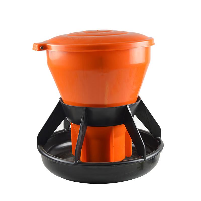 ROC 15 кг Оранжевая пластиковая кормушка для скота