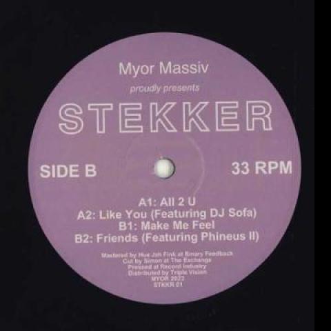 

12inch Record STEKKER - All 2 U STKKR01 Myor Massiv 2023 Netherland Reggae, Ska & Dub