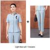Elegant Seven-Sleeve Slim-Fit Women's Top, Summer Workwear/Professional Suit Style
