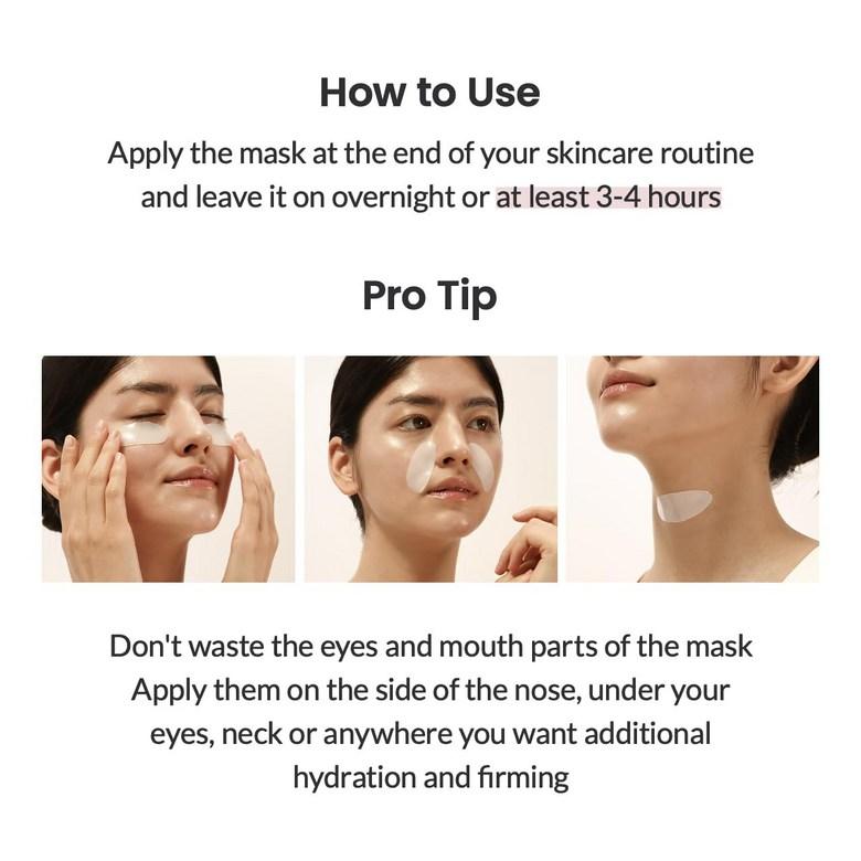 Biodance Bio Collagen Real Deep Mask 4ea , Hydrating Overnight Hydrogel Mask