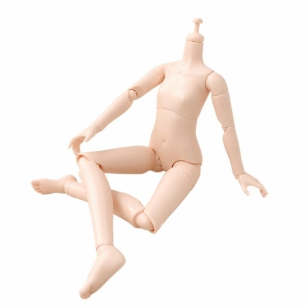 Movable Multi-jointed Doll White Skin 1/6 Doll Body Movable Action Figure For Collectors