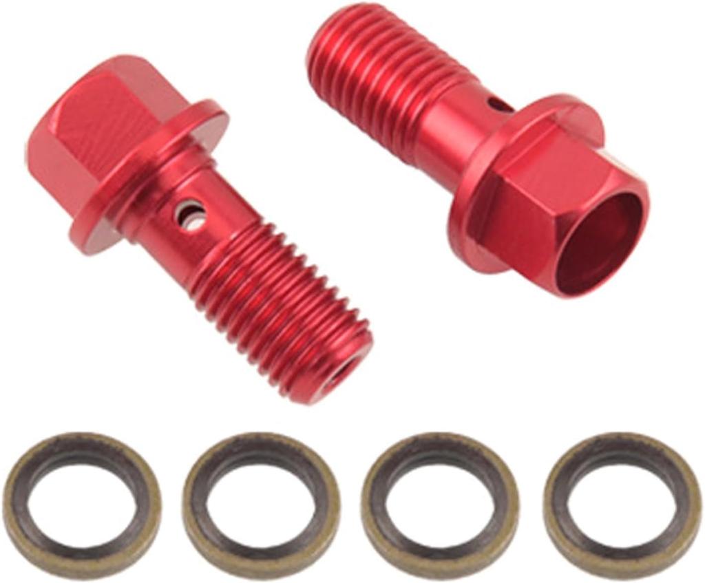 2pcs Banjo Washers M10x1.25mm for Banjo Bolts and Fitting Banjo Gasket Sealing Washers Brake Calipers