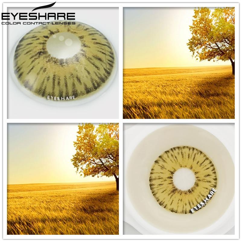 Eyeshare ფერადი კონტაქტური ლინზები 1 წყვილი NEW York PRO სერიის სილამაზის მოსწავლეები ფერადი კონტაქტური ლინზები კოსფლეისთვის ფერადი კონტაქტური ლინზები თვალებისთვის