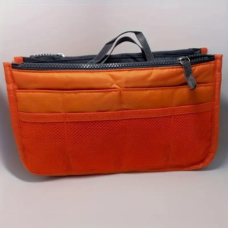 

Mens & Womens Travel Toiletry Bag. Lightweight, Durable Oxford Fabric with Zipper Pockets, Hand Washable. оранжевый