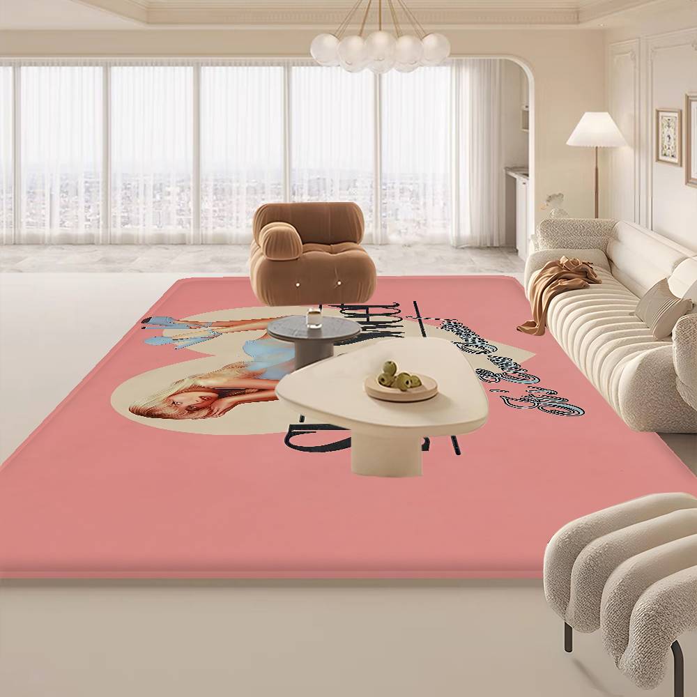 Singer S-Sabrina Carpenter Room Mats Anti-slip Absorb Water Long Strip Cushion Bedroon Mat Household Carpets