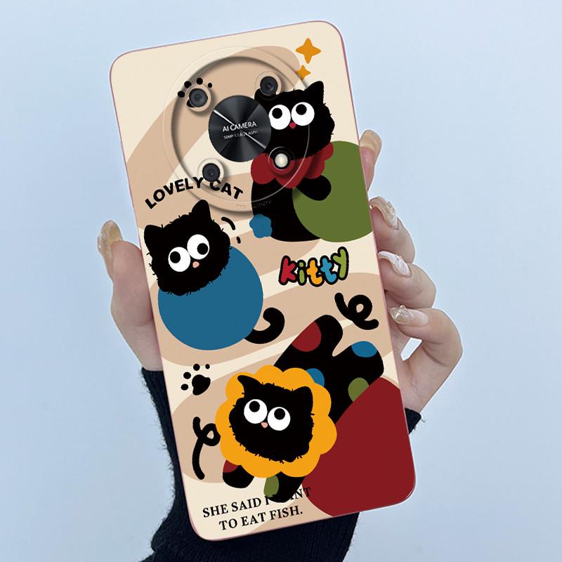 For Huawei Nova Y90 2022 Case Matte Phone Cover Soft TPU Cute Panda Sweet Girls Cats For Huawei NovaY90 CTR-LX1 CTR-LX2 Casing