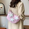 Sac Hobo Femme Motifs Étoiles Sac Bandoulière Mignon Sac Cabas Étoilé Sac à Main Épaule pour Filles Étudiant Voyage Rue Courses Quotidiennes