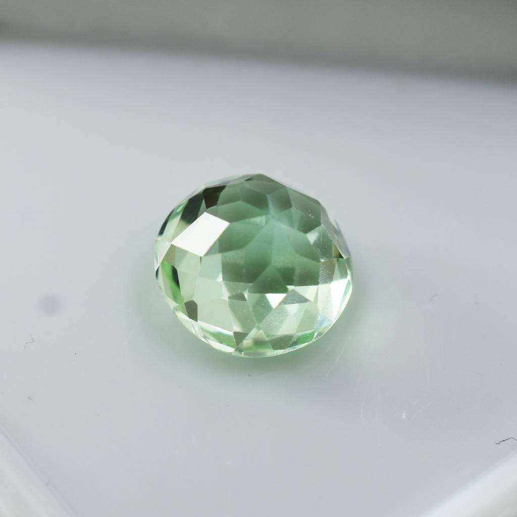 Stunning Natural Bluish Green Sapphire 4.10 Ct Round Certified Loose Gemstone