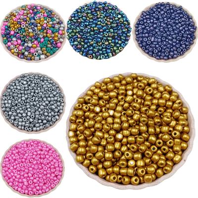 Home Party Supplies DIY Armband Perlen Stich Ornament 100 Stück 4 mm Porzellan beliebte massive Glasperlen neu für Schmuckherstellung DIY Zubehör